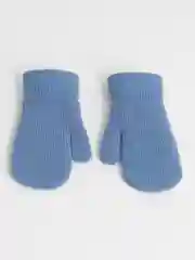 Голубой варежки демисезонные, осенние, весенние, для мальчика 5-7 лет