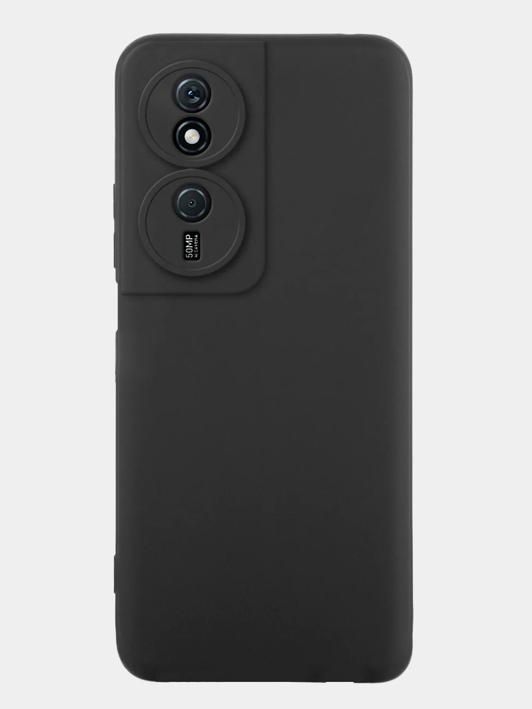 Черный чехол BROSCORP для Honor Play 8T, матовый, прозрачный, силиконовый, с защитой камер