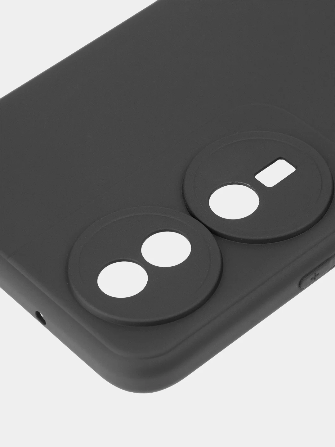 Черный чехол BROSCORP для Honor Play 8T, матовый, прозрачный, силиконовый, с защитой камер