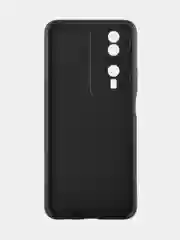 Черный чехол BROSCORP для Honor Play 8T, матовый, прозрачный, силиконовый, с защитой камер