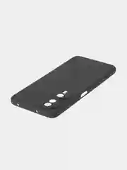 Черный чехол BROSCORP для Honor Play 8T, матовый, прозрачный, силиконовый, с защитой камер