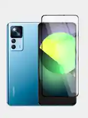Молочный 1-2 шт стекло для Xiaomi 12T, 12T Pro защитное BROSCORP прозрачное олеофобное с рамкой