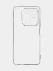 Прозрачный чехол для Infinix Smart 8, 8 Plus силиконовый BROSCORP матовый/ прозрачный с защитой камер