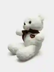 Белый мягкий мишка, 40 см