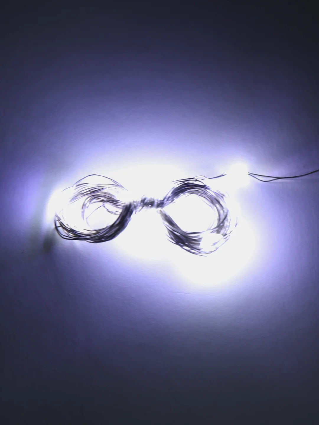 Золотой гирлянда Нить 2 м, роса, IP20, серебристая нить, 20 LED