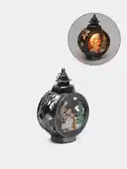 Серый новогодний фонарь