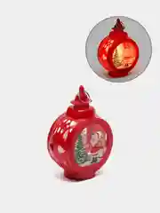 Красный новогодний фонарь