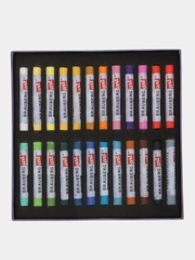 Пастель сухая художественная, BRAUBERG ART CLASSIC, 24 цвета, круглое сечение