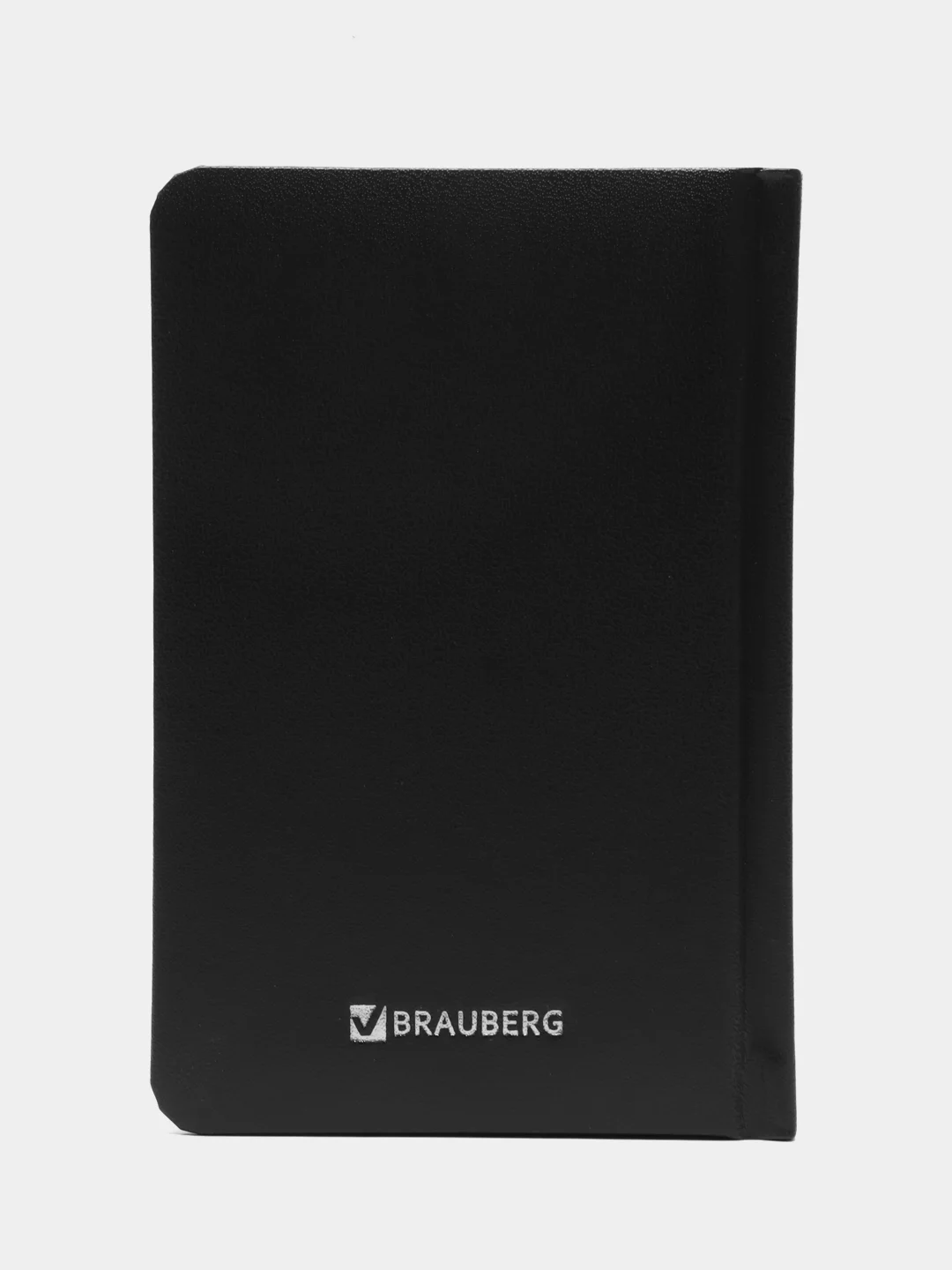 Темно-синий ежедневник недатированный А6 (100 х 150 мм) BRAUBERG Select, балакрон, 160 л