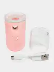 Розовый увлажнитель воздуха для лица и тела, портативный, с подсветкой, USB