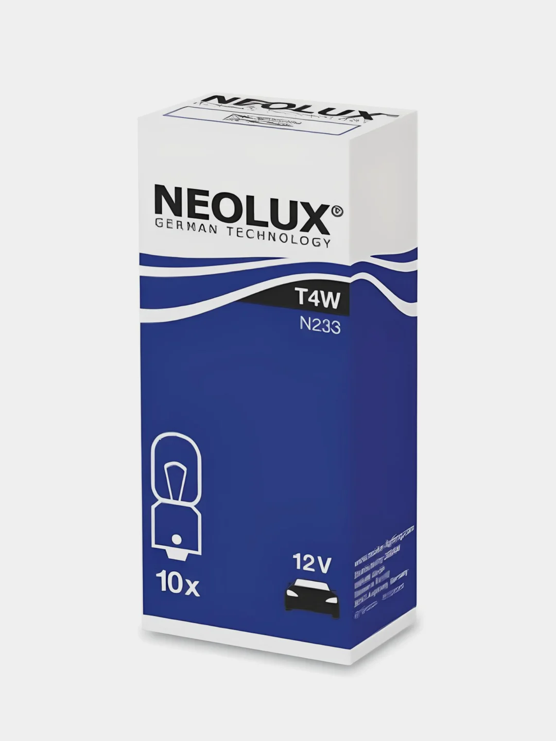 Лампы вспомогательного освещения Osram NEOLUX Standart N233, 4 W 12 V BA9s, 10 шт