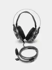 Игровые наушники с микрофоном A4Tech Bloody G437, черные, 1.8 м, мониторные, G437