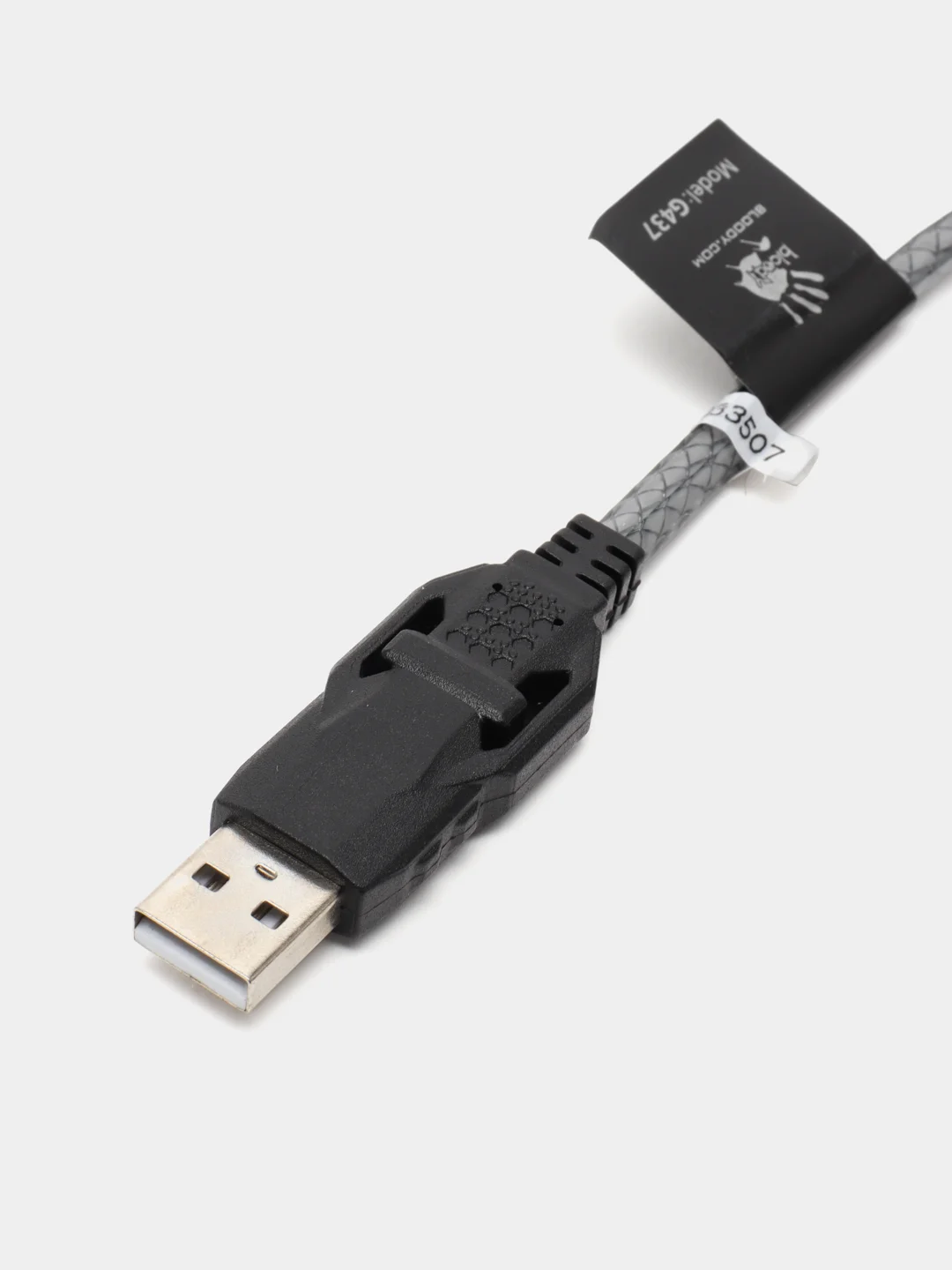 Игровые наушники с микрофоном A4Tech Bloody G437, черные, 1.8 м, мониторные, G437