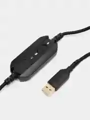 Игровые наушники с микрофоном A4Tech Bloody G570 черный, серый, 2 м, мониторные, USB