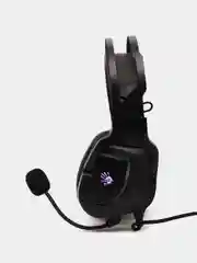 Игровые наушники с микрофоном A4Tech Bloody G570 черный, серый, 2 м, мониторные, USB
