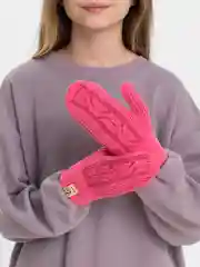 Алый варежки осенние, теплая зима, демисезонные, для девочек 7-10 лет
