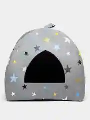 Голубой дом для кошек "Юрта", мягкий домик для кошек, складной