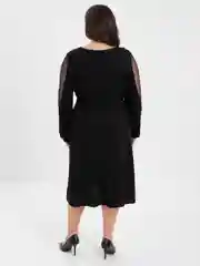 Черный платье женское вечернее, большие размеры