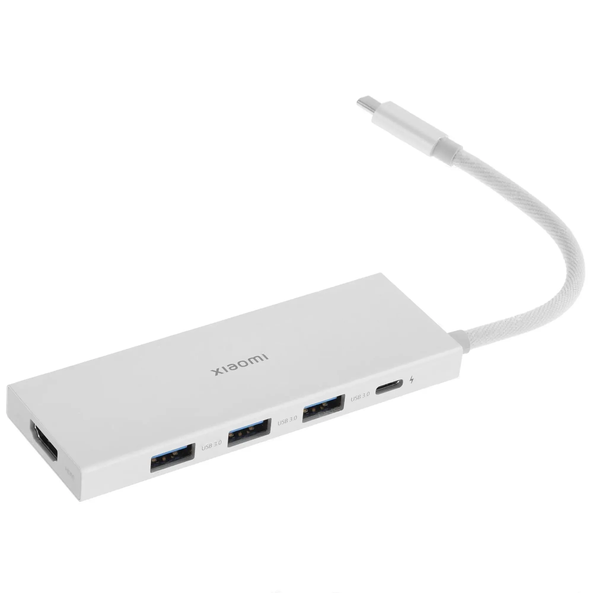Серебряный док-станция Xiaomi Type-C 5-in-1 Docking Station, XMDS05YM