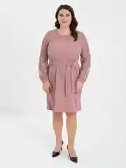 Коралловый меланж платье женское легкое летнее, большие размеры