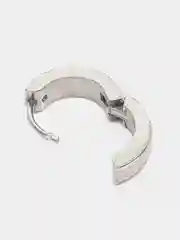 Серебряный серьга-кольцо из хирургической стали, пирсинг, 1 штука