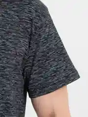 Черный футболка мужская хлопковая