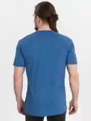 Синий футболка мужская хлопковая