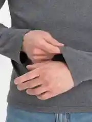 Серый водолазка мужская, хлопок
