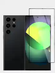 Белый стекло для Samsung Galaxy S24, Ultra, Plus защитное BROSCORP олеофобное матовое антишпион