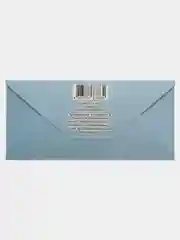 Желтый конверт для денег подарочный