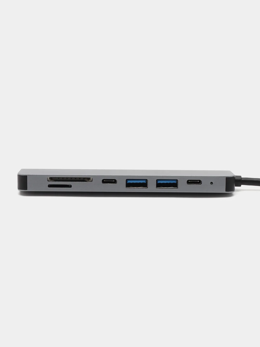 Мульпорт хаб - картридер USB Type C 7 в 1, HDMI, USB*2, Type C*2, SD, TF
