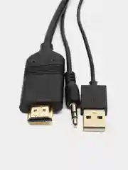 Кабель конвертер VGA на HDMI c audio