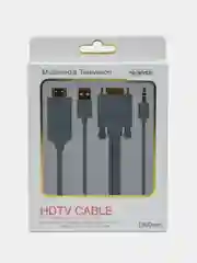 Кабель конвертер VGA на HDMI c audio