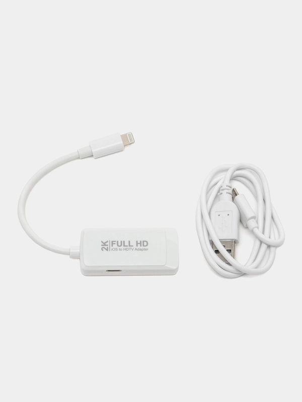 Переходник для IOS на hdmi 2k с питанием