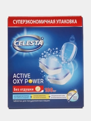 Таблетки для посудомоечных машин Celesta Active Oxy Power, 100 шт