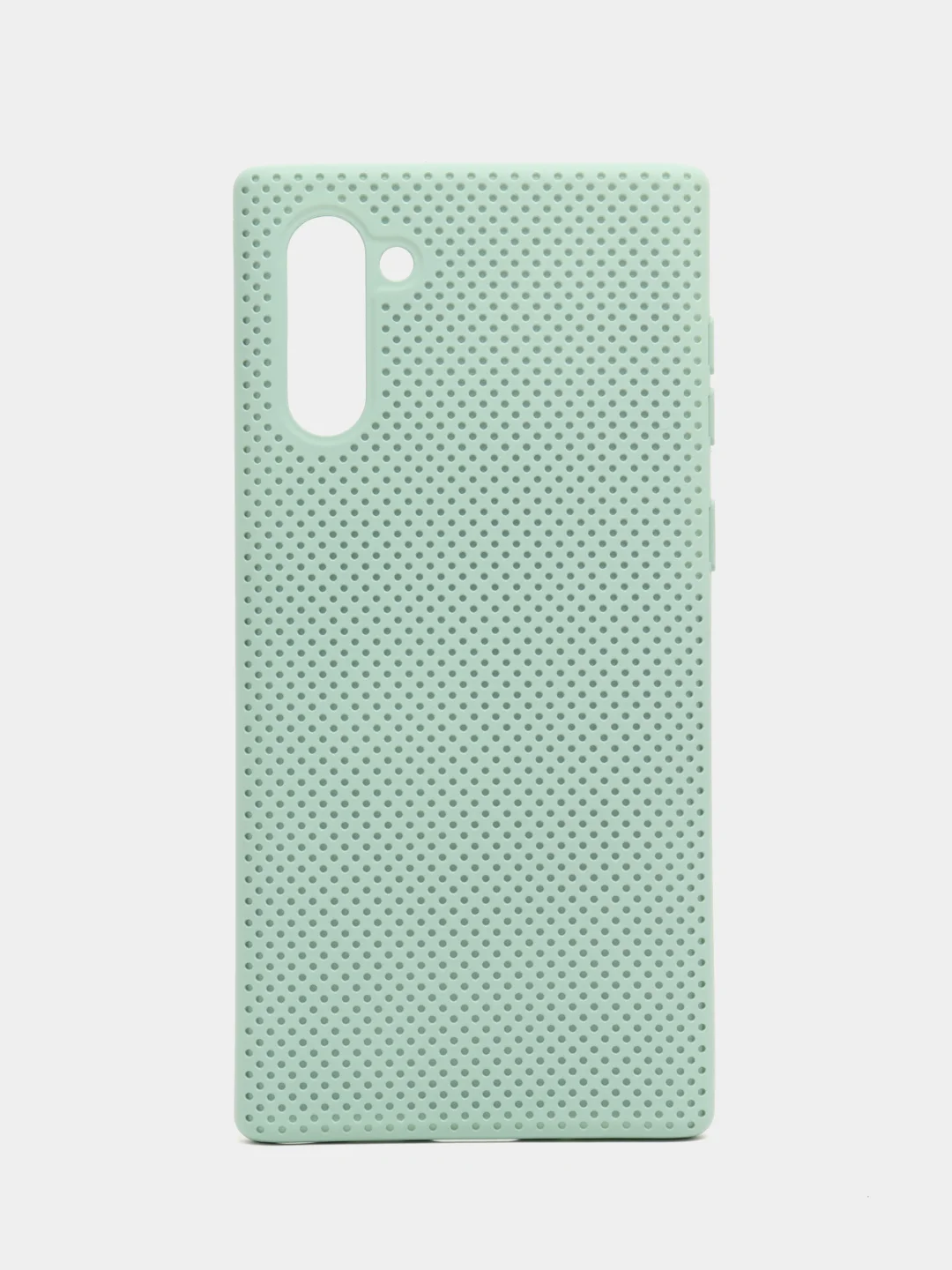 Бирюзовый чехол Накладка "Soft-touch" с перфорацией для Xiaomi Redmi 7/6a/7a/8A/K20/8/Note10/Mi10