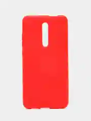 Красный чехол Накладка "Soft-touch" с перфорацией для Xiaomi Redmi 7/6a/7a/8A/K20/8/Note10/Mi10