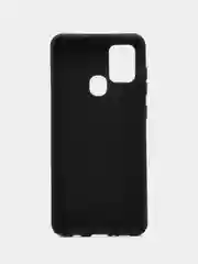 Черный чехол Накладка "Soft-touch" с перфорацией для Samsung A01/A20/A21S/A41/A60/A71/A81/A91
