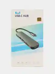 Белый переходник USB Type-C на USB, USB 3.0 Хаб 5 в 1, hdmi 4k Hub 6 в 1 для iMac и Macbook, OTG