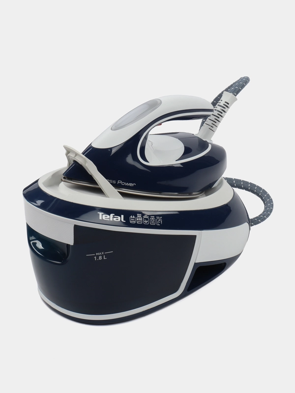 Парогенератор Tefal SV8060E0, 2800 Вт, синий с белым