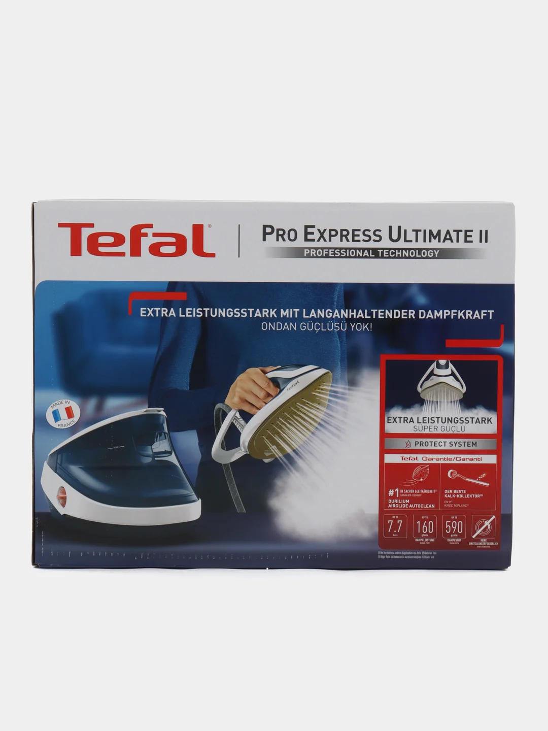 Парогенератор Tefal GV9712E0, белый с синим