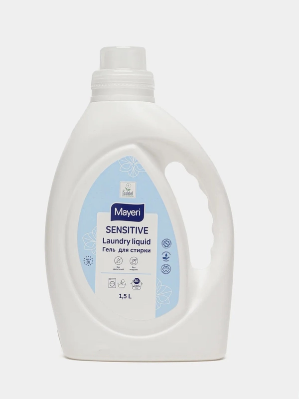 Гель для стирки белого и цветного белья Mayeri Sensitive, 1.5 л