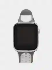 Серебряный набор: смарт-часы Watch T55 Pro Max, сменные ремешки и беспроводные TWS наушники