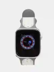 Серебряный набор: смарт-часы Watch T55 Pro Max, сменные ремешки и беспроводные TWS наушники