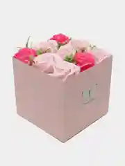 Вишнёвый букет из вспененного мыла , подарок на Новый год маме,сестре,коллеге ,подарочный набор