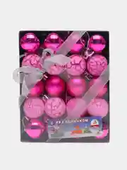 Бронзовый елочные игрушки, набор шаров, новогодние украшения 20 штук, 3 см