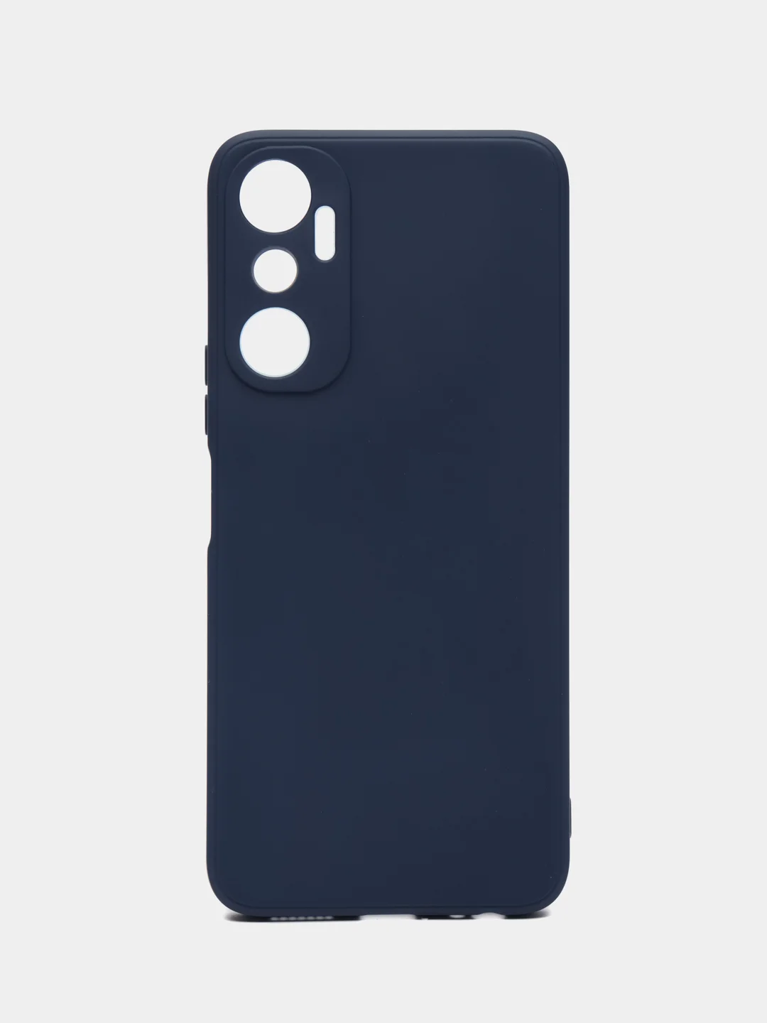 Темно-синий чехол для Infinix HOT 20 (Инфиникс Хот 20 ), прозрачный, силиконовый