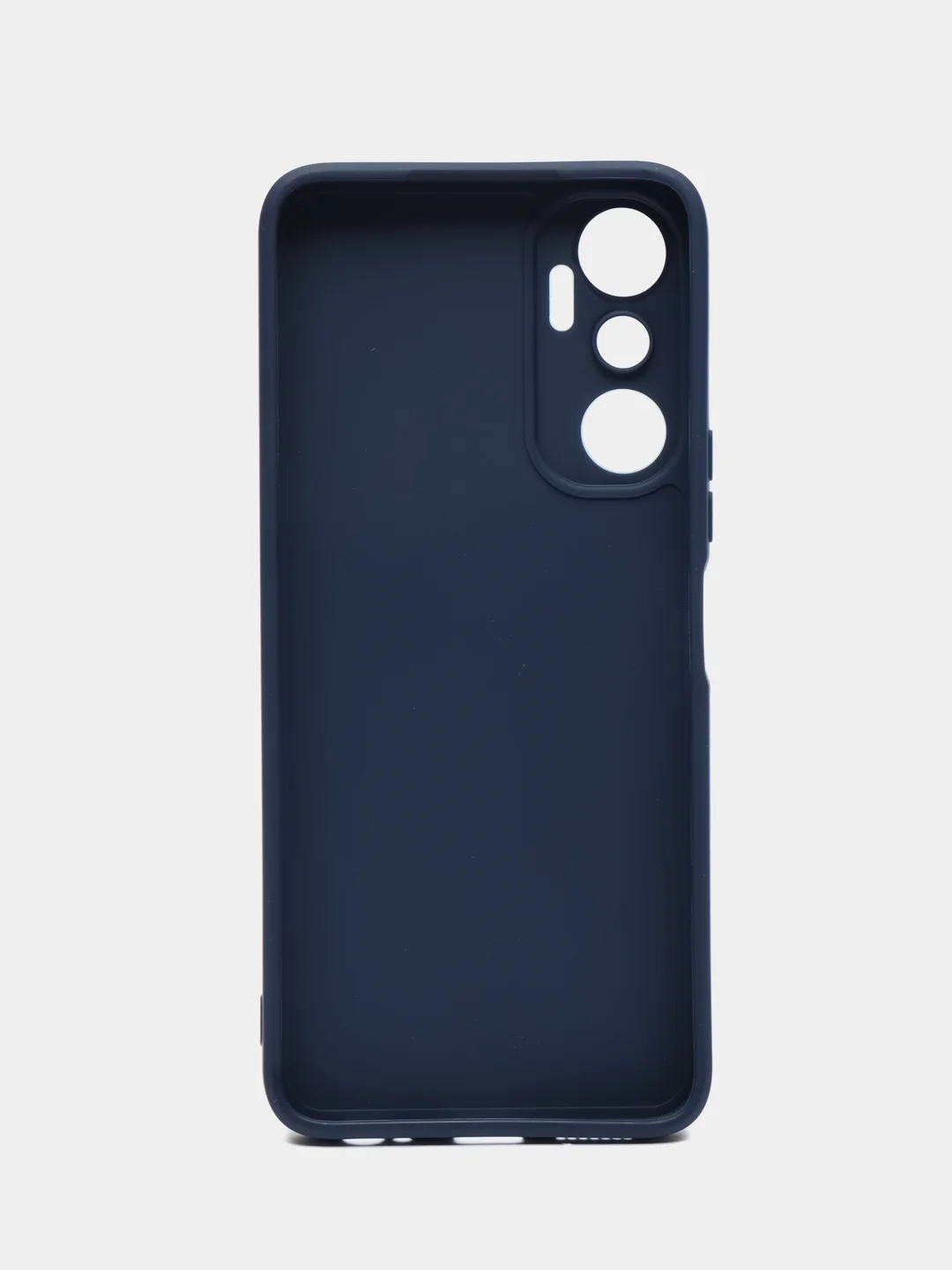 Темно-синий чехол для Infinix HOT 20 (Инфиникс Хот 20 ), прозрачный, силиконовый