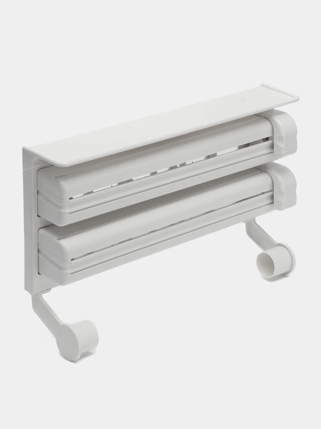 Белый держатель для бумажных полотенец 3 в 1 Triple Paper Dispenser на кухню