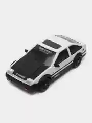 Серебряный радиоуправляемый гоночный JDM автомобиль, для дрифт-манёвров